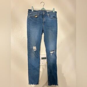 Rag & bone CATE MID- RISE ANKLE SKINNY JEANS color BOWERY